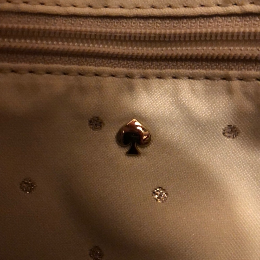Kate Spade leather, quilted red purse - Picture 7 of 8